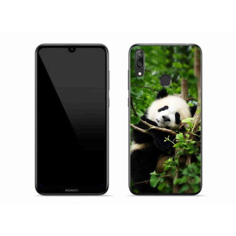 Gélový kryt mmCase na mobil Huawei Y7 (2019) - panda