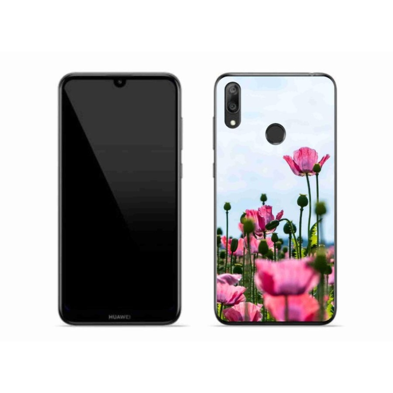 Gélový kryt mmCase na mobil Huawei Y7 (2019) - vlčí mak