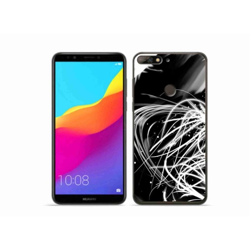 Gélový kryt mmCase na mobil Huawei Y7 Prime (2018) - abstrakt 2