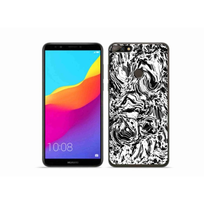 Gélový kryt mmCase na mobil Huawei Y7 Prime (2018) - abstrakt 4