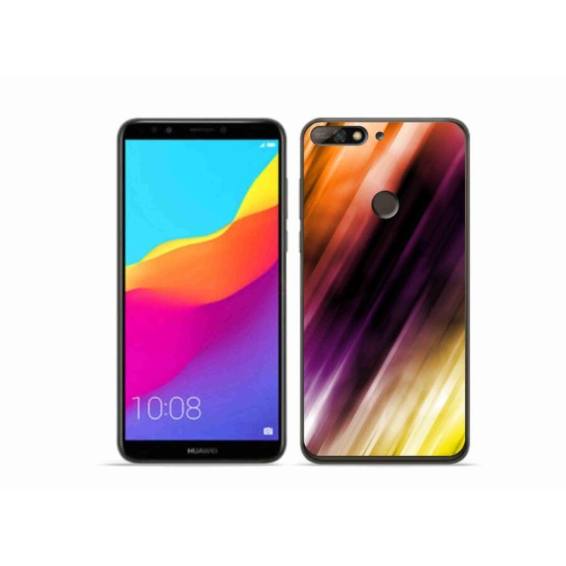 Gélový kryt mmCase na mobil Huawei Y7 Prime (2018) - abstraktné vzor 5