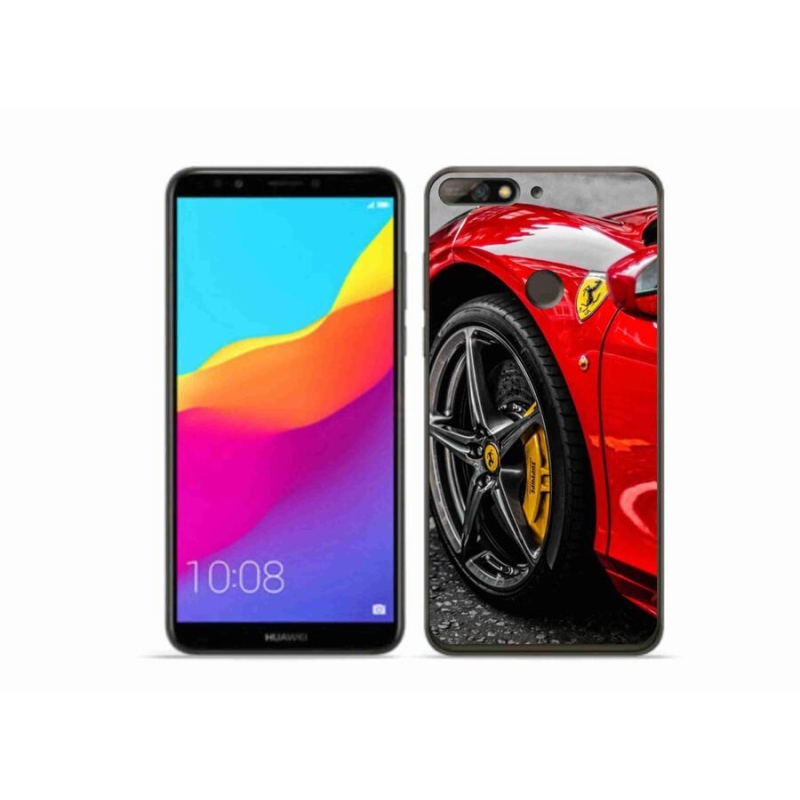 Gélový kryt mmCase na mobil Huawei Y7 Prime (2018) - auto 1