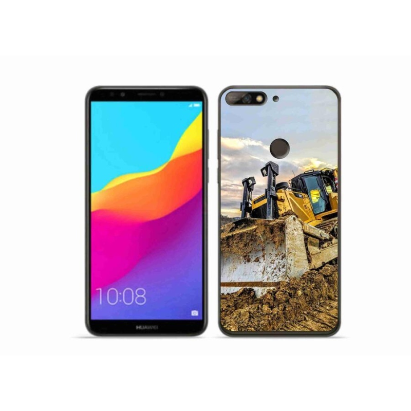 Gélový kryt mmCase na mobil Huawei Y7 Prime (2018) - bager