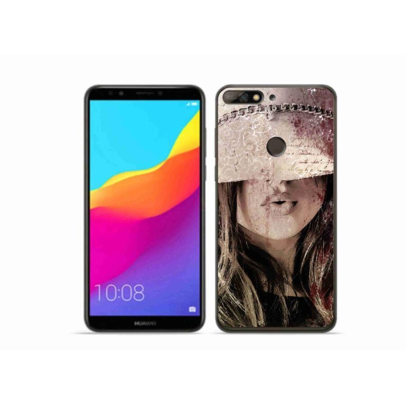 Gélový kryt mmCase na mobil Huawei Y7 Prime (2018) - dievča