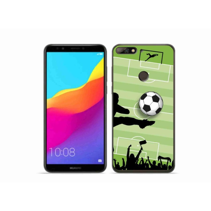 Gélový kryt mmCase na mobil Huawei Y7 Prime (2018) - futbal 3