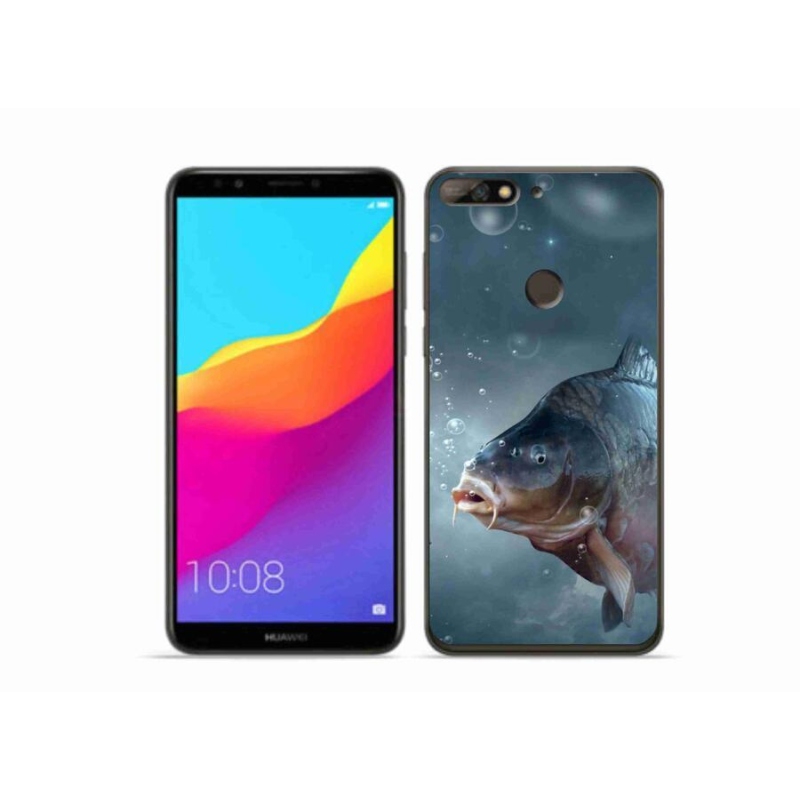 Gélový kryt mmCase na mobil Huawei Y7 Prime (2018) - kapor a bublinky