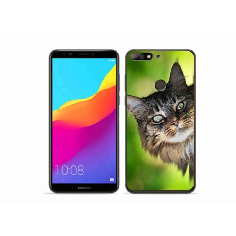 Gélový kryt mmCase na mobil Huawei Y7 Prime (2018) - mačka 3