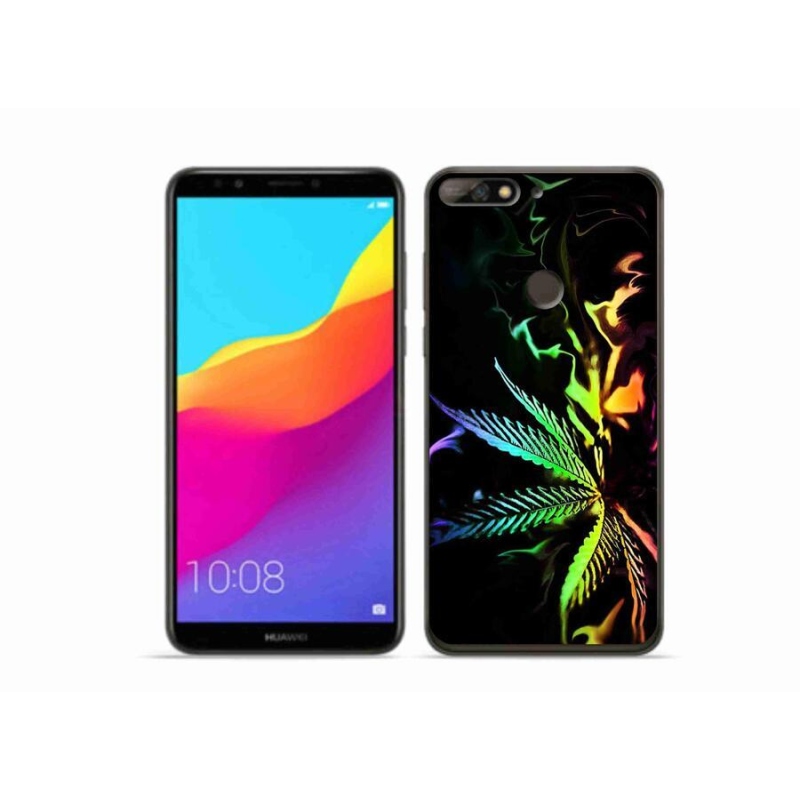 Gélový kryt mmCase na mobil Huawei Y7 Prime (2018) - konope 2