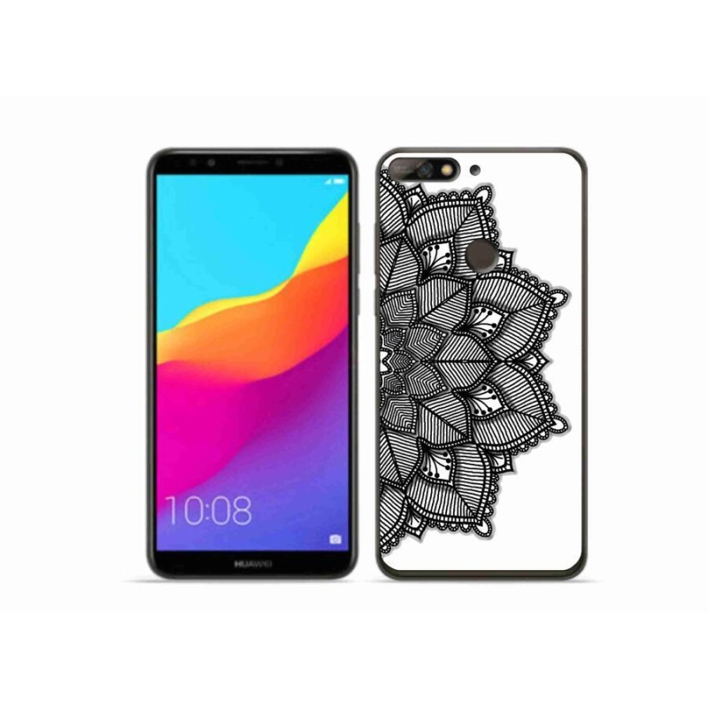 Gélový kryt mmCase na mobil Huawei Y7 Prime (2018) - mandala