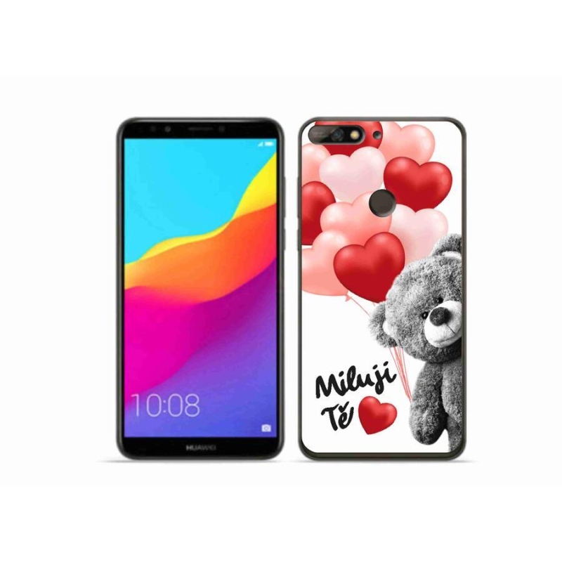 Gélový kryt mmCase na mobil Huawei Y7 Prime (2018) - milujem Ťa