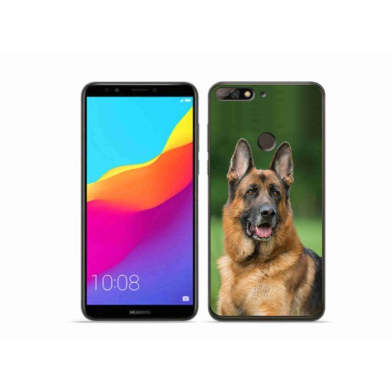 Gélový kryt mmCase na mobil Huawei Y7 Prime (2018) - nemecký ovčiak