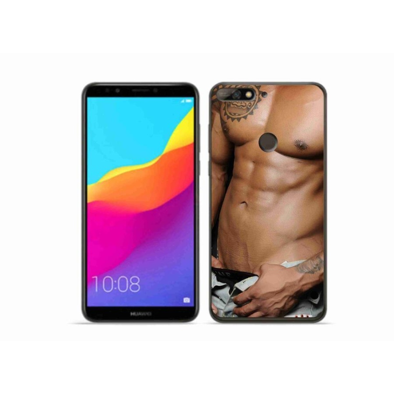 Gélový kryt mmCase na mobil Huawei Y7 Prime (2018) - sexy muž