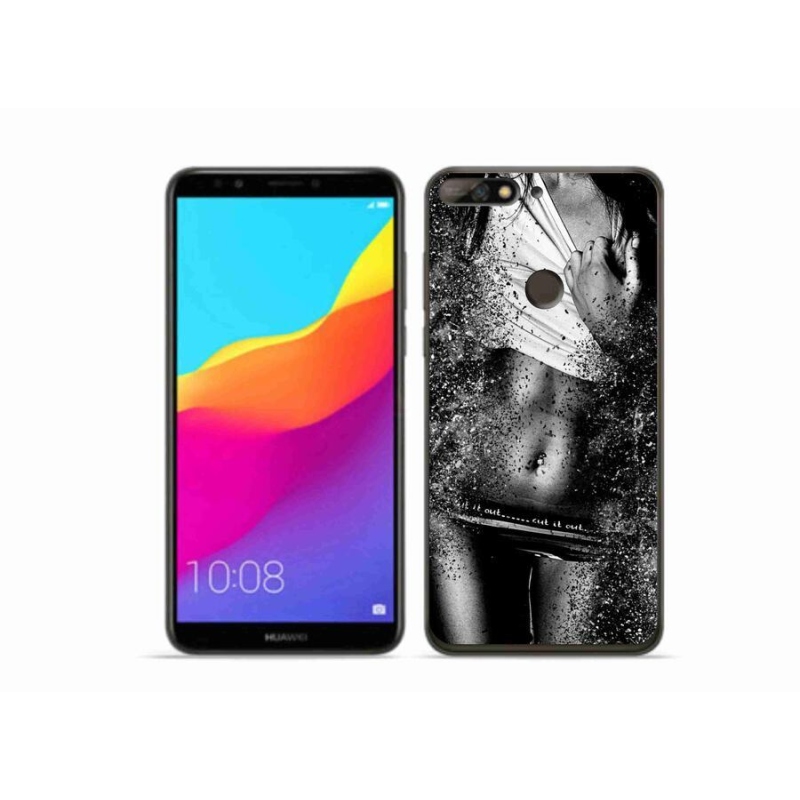 Gélový kryt mmCase na mobil Huawei Y7 Prime (2018) - sexy žena 1