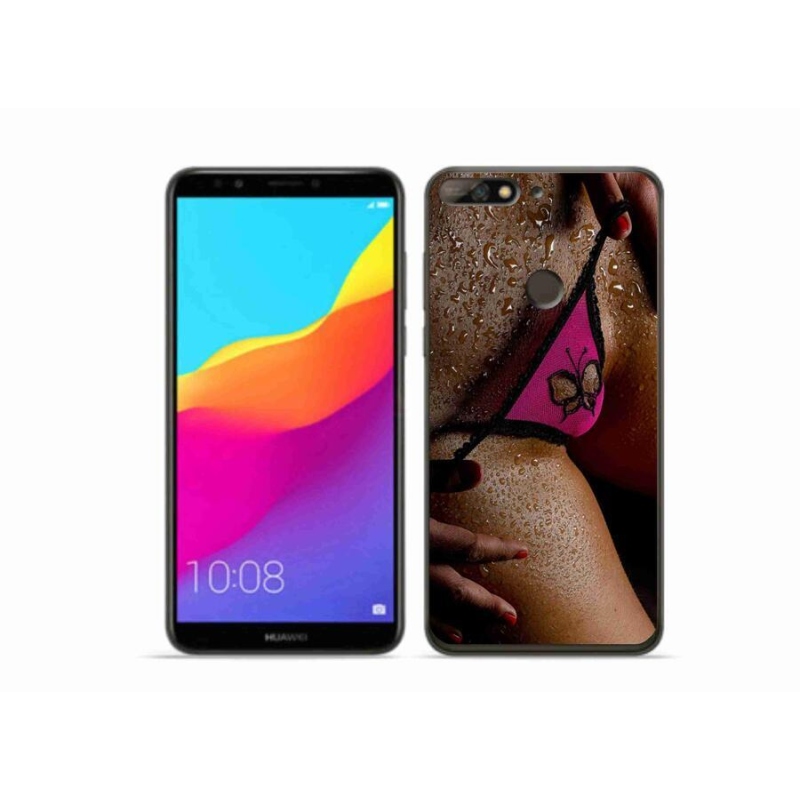 Gélový kryt mmCase na mobil Huawei Y7 Prime (2018) - sexy žena