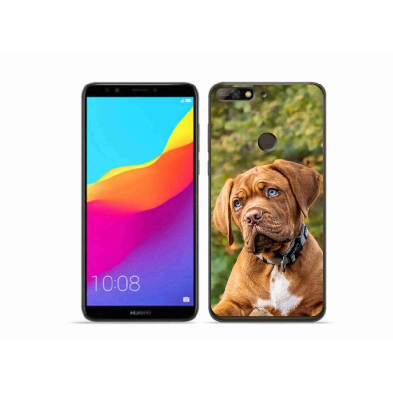 Gélový kryt mmCase na mobil Huawei Y7 Prime (2018) - šteňa