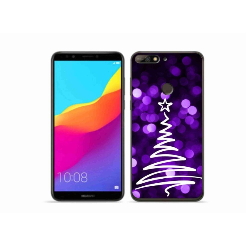 Gélový kryt mmCase na mobil Huawei Y7 Prime (2018) - stromček