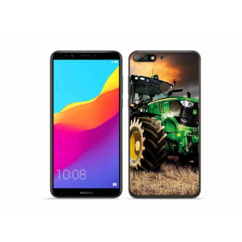 Gélový kryt mmCase na mobil Huawei Y7 Prime (2018) - traktor