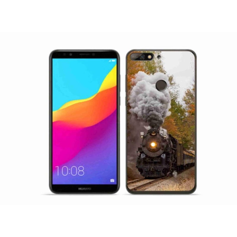 Gélový kryt mmCase na mobil Huawei Y7 Prime (2018) - vlak 1