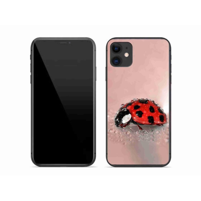 Gélový kryt mmCase na mobil iPhone 11 - lienka