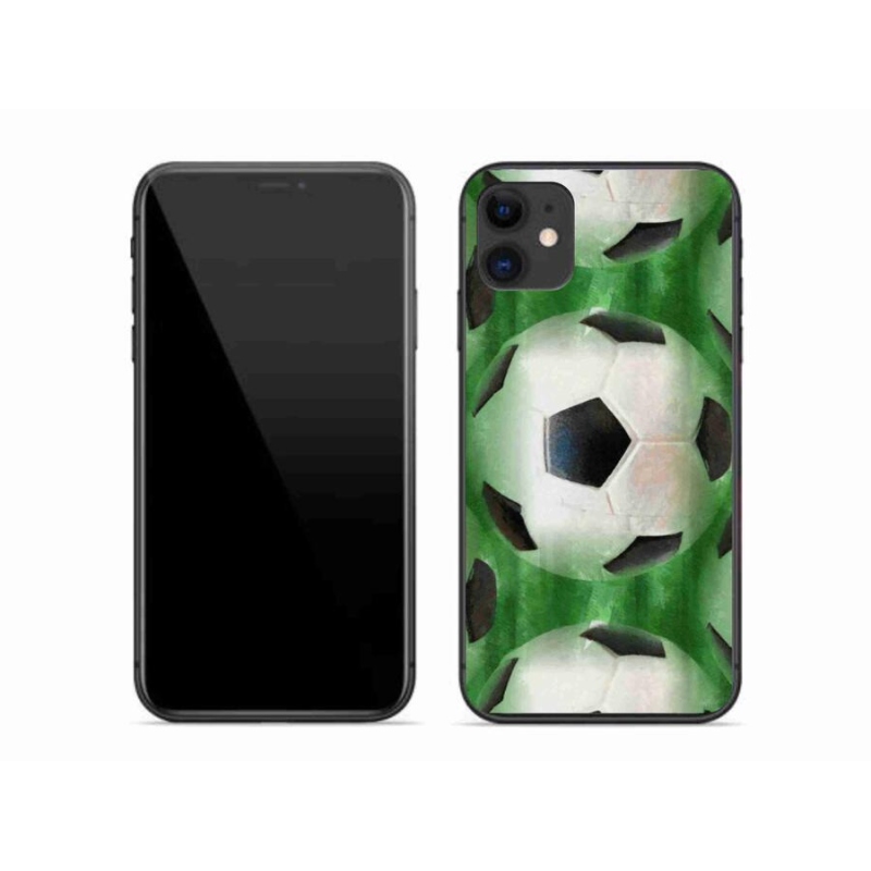 Gélový kryt mmCase na mobil iPhone 11 - futbalová lopta