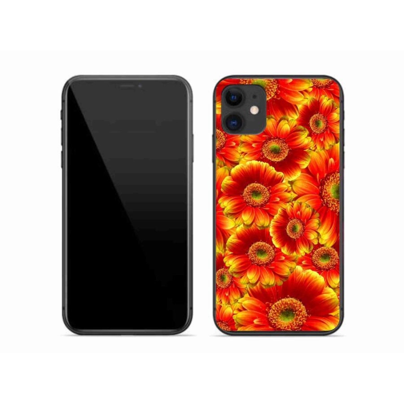 Gélový kryt mmCase na mobil iPhone 11 - gerbera 1