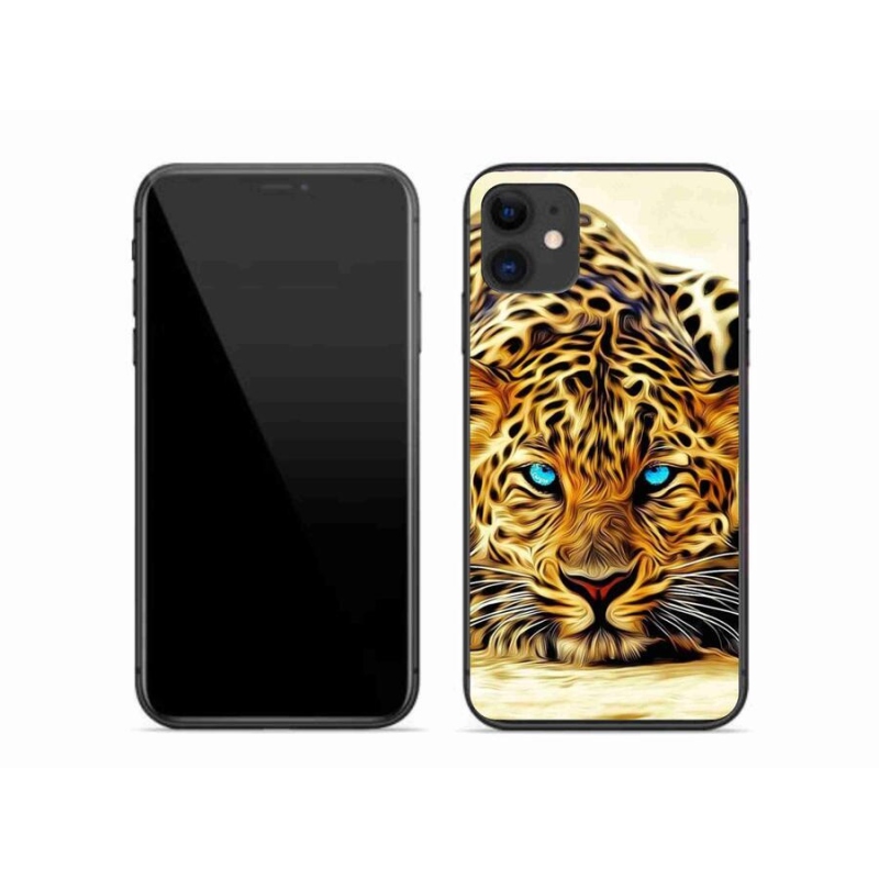 Gélový kryt mmCase na mobil iPhone 11 - kreslený tiger