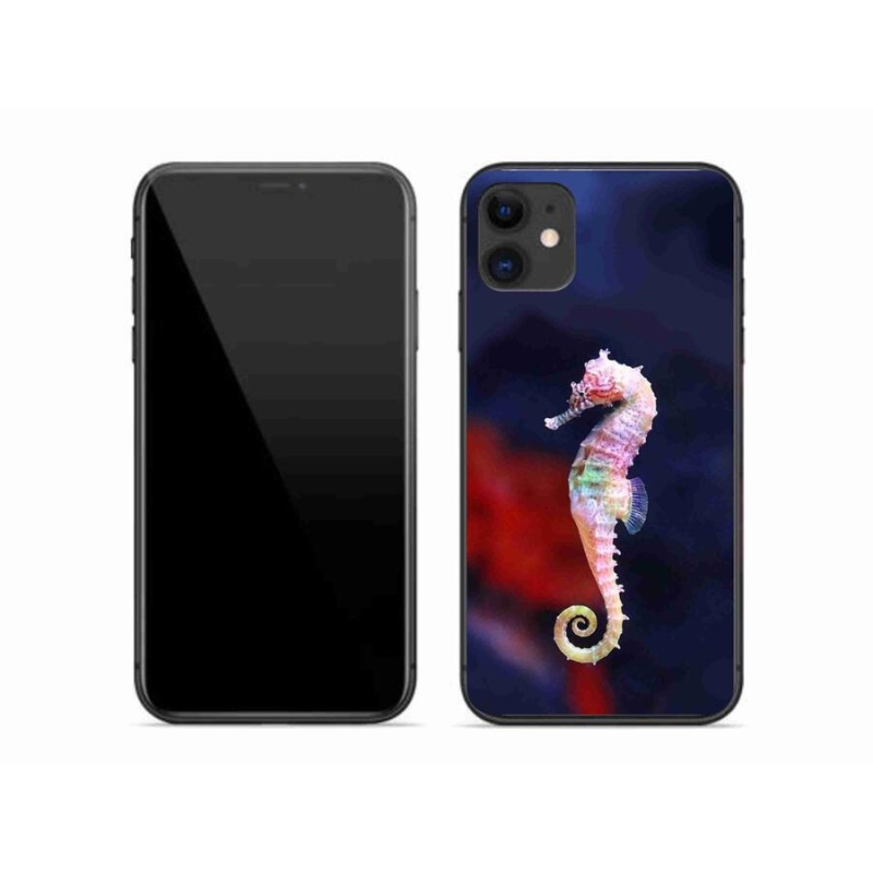 Gélový kryt mmCase na mobil iPhone 11 - morský koník