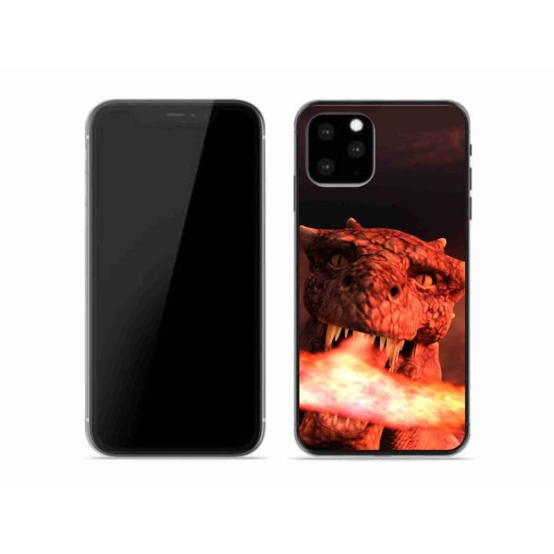 Gélový kryt mmCase na mobil iPhone 11 Pro - drak