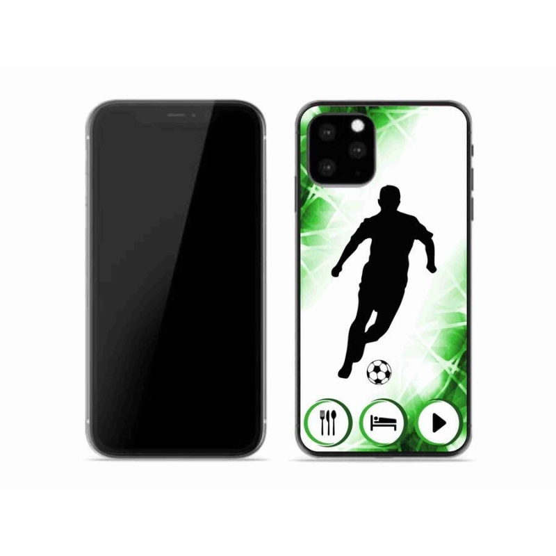 Gélový kryt mmCase na mobil iPhone 11 Pro - futbalista