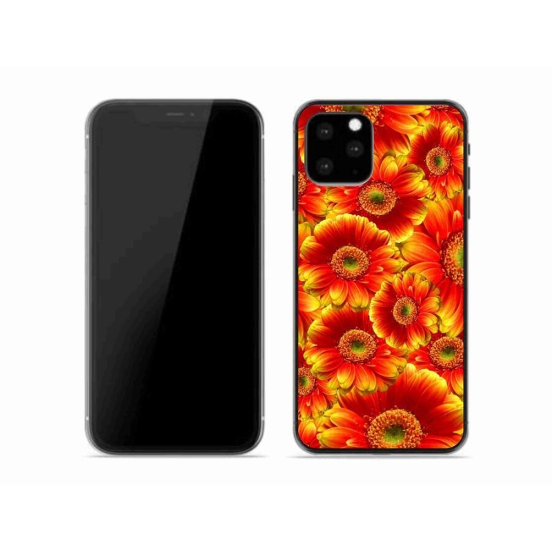 Gélový kryt mmCase na mobil iPhone 11 Pro - gerbera 1