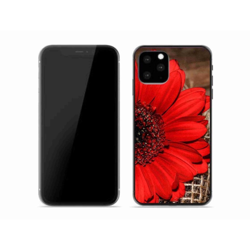 Gélový kryt mmCase na mobil iPhone 11 Pro - gerbera