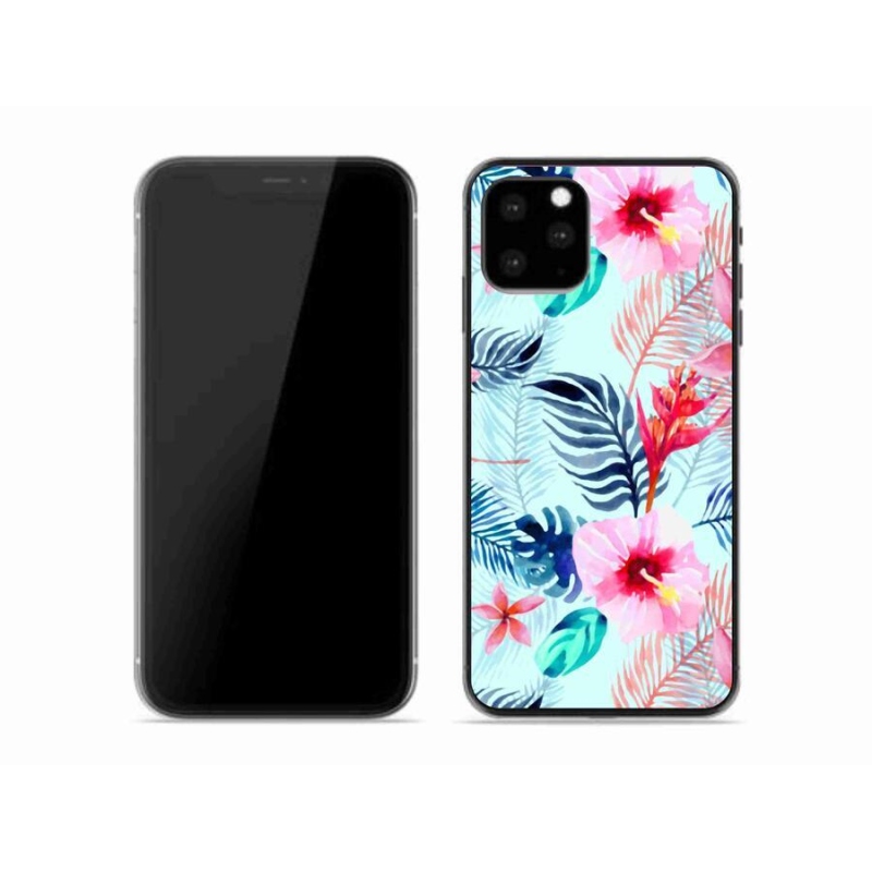 Gélový kryt mmCase na mobil iPhone 11 Pro - kvety