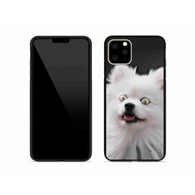 Gélový kryt mmCase na mobil iPhone 11 Pro Max - biely špic