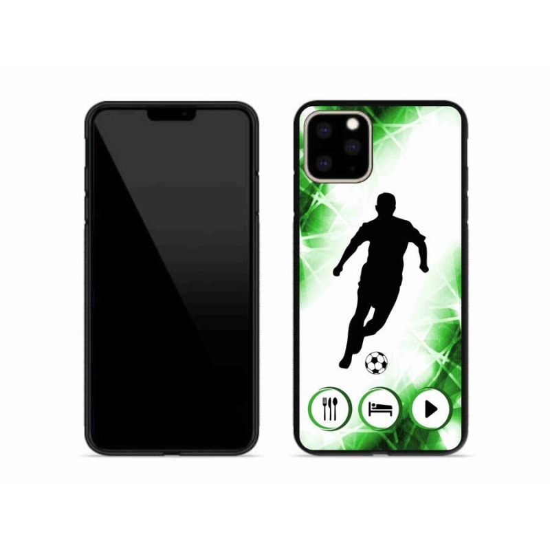 Gélový kryt mmCase na mobil iPhone 11 Pro Max - futbalista