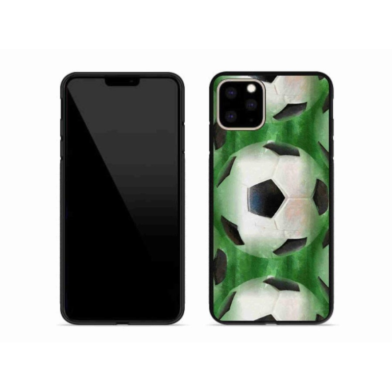 Gélový kryt mmCase na mobil iPhone 11 Pro Max - futbalová lopta