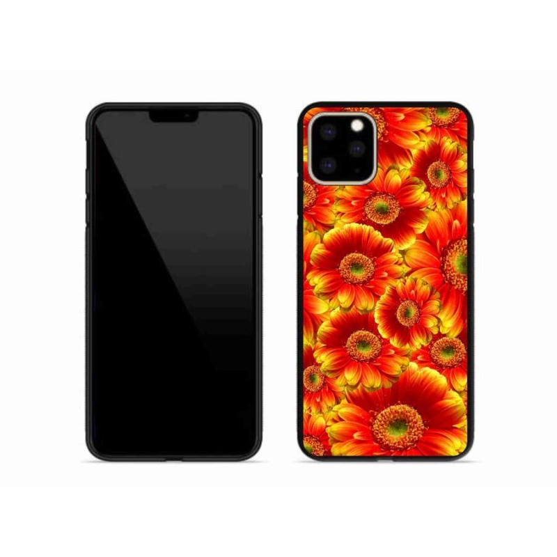 Gélový kryt mmCase na mobil iPhone 11 Pro Max - gerbera 1