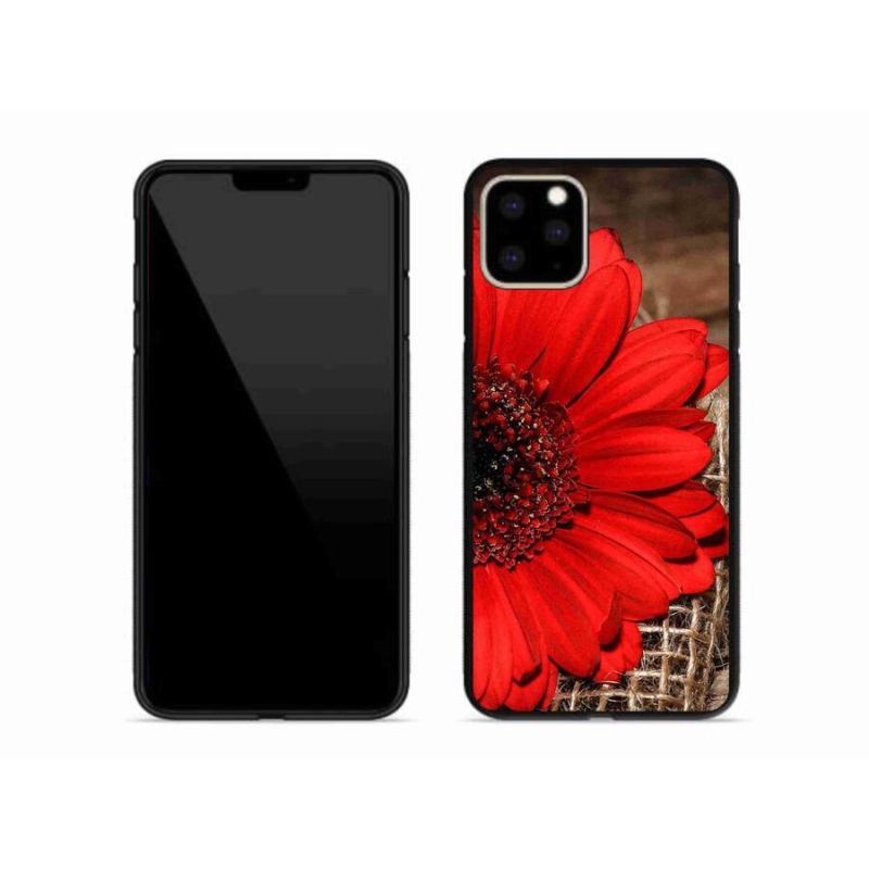 Gélový kryt mmCase na mobil iPhone 11 Pro Max - gerbera