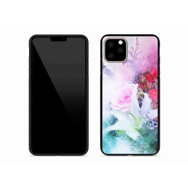 Gélový kryt mmCase na mobil iPhone 11 Pro Max - kvety 4