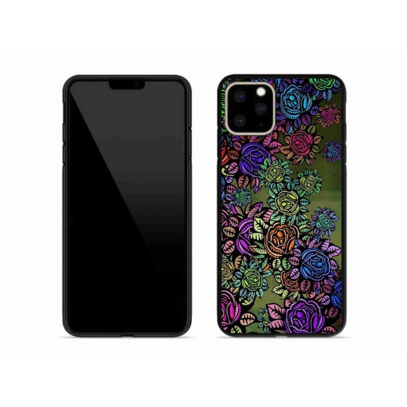 Gélový kryt mmCase na mobil iPhone 11 Pro Max - kvety 6