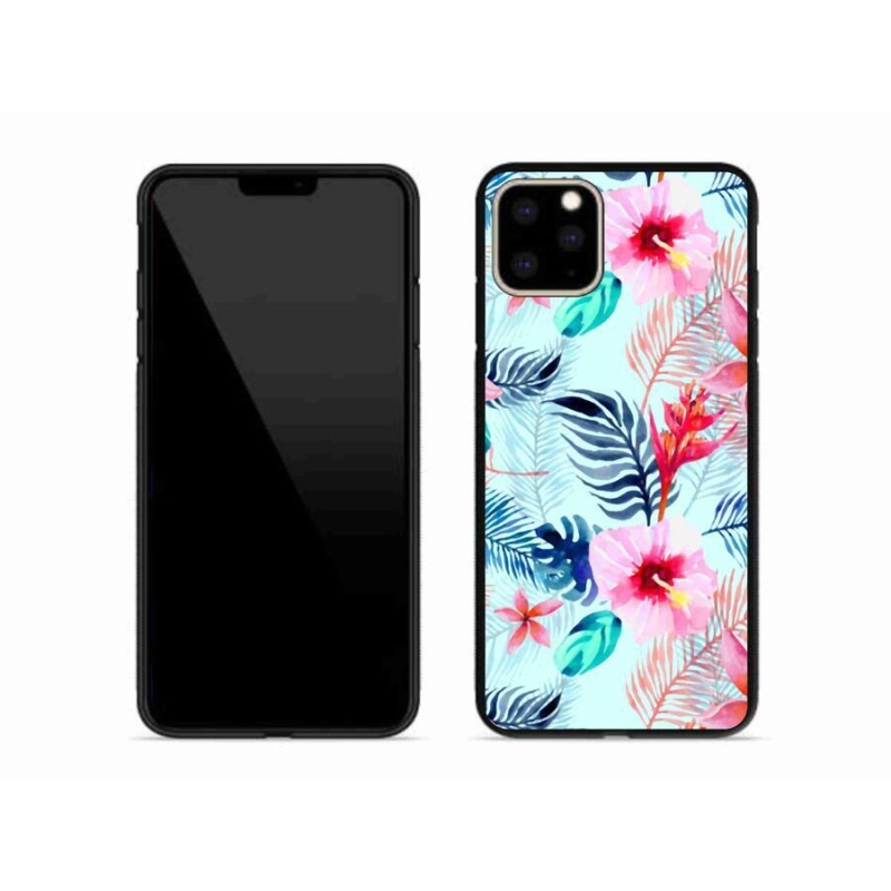 Gélový kryt mmCase na mobil iPhone 11 Pro Max - kvety