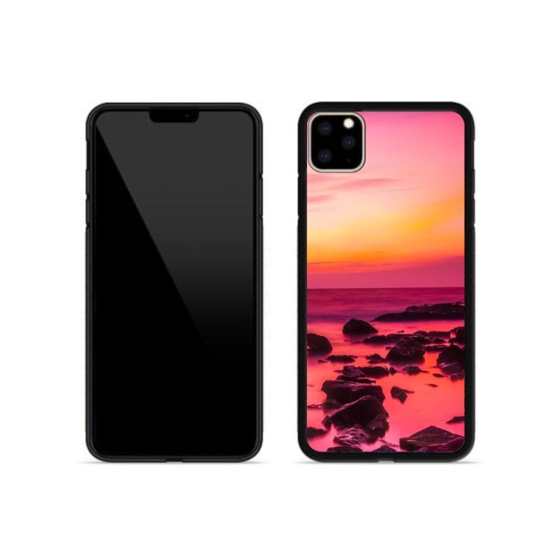 Gélový kryt mmCase na mobil iPhone 11 Pro Max - more a žiara