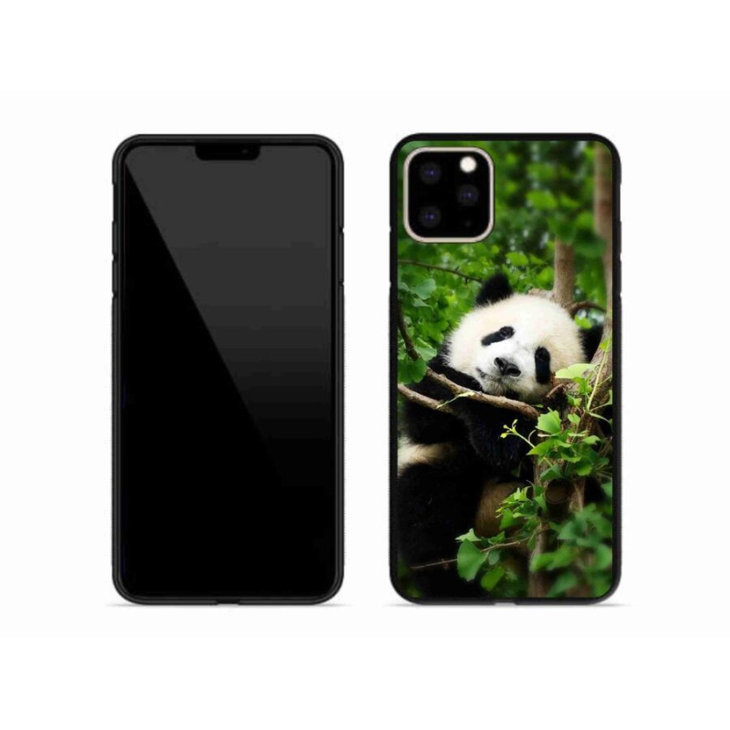 Gélový kryt mmCase na mobil iPhone 11 Pro Max - panda