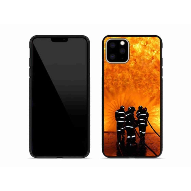 Gélový kryt mmCase na mobil iPhone 11 Pro Max - požiar