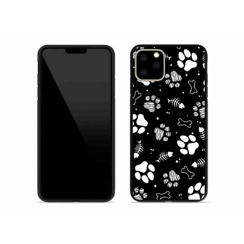 Gélový kryt mmCase na mobil iPhone 11 Pro Max - psie labky