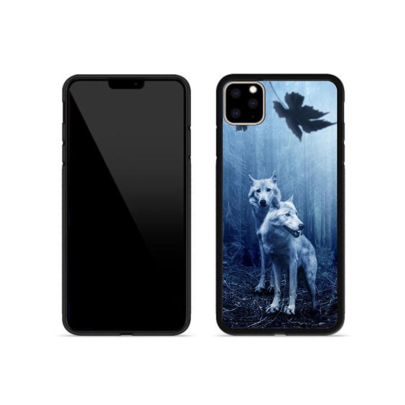 Gélový kryt mmCase na mobil iPhone 11 Pro Max - vlci v lese