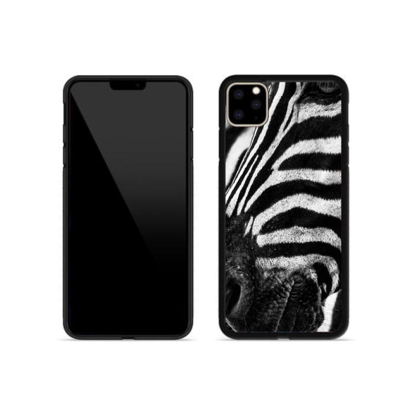 Gélový kryt mmCase na mobil iPhone 11 Pro Max - zebra