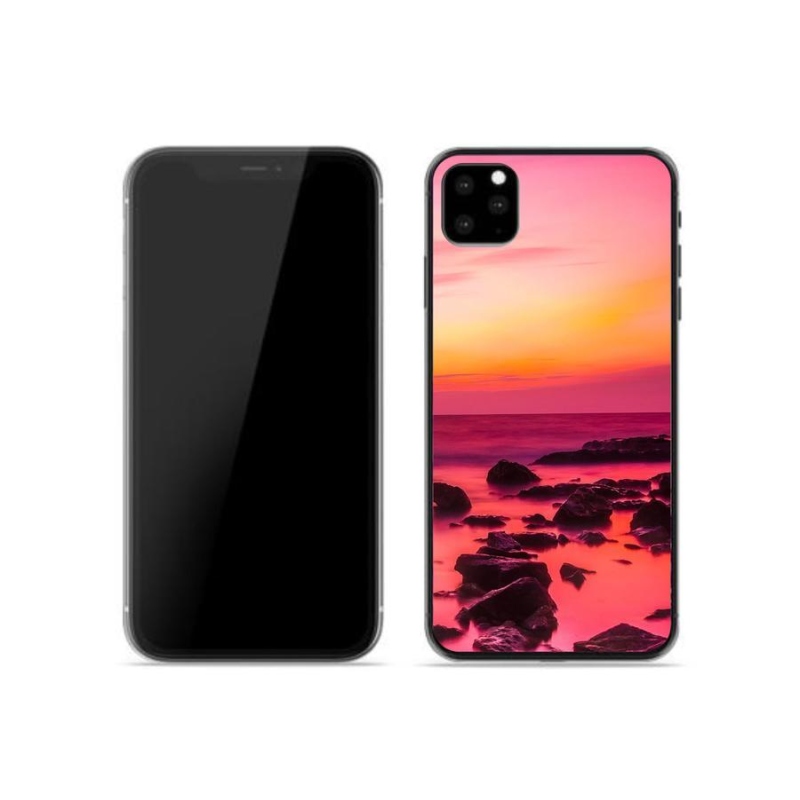 Gélový kryt mmCase na mobil iPhone 11 Pro - more a žiara