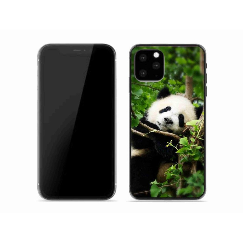 Gélový kryt mmCase na mobil iPhone 11 Pro - panda