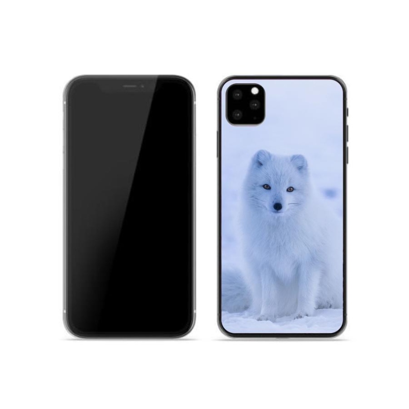 Gélový kryt mmCase na mobil iPhone 11 Pro - polárna líška