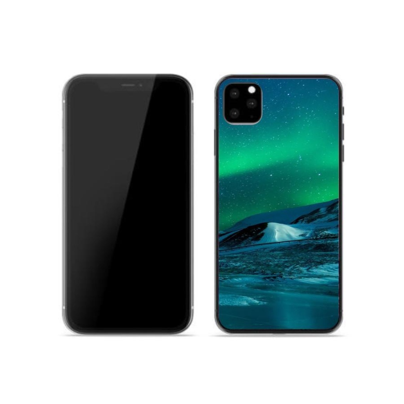 Gélový kryt mmCase na mobil iPhone 11 Pro - polárna žiara